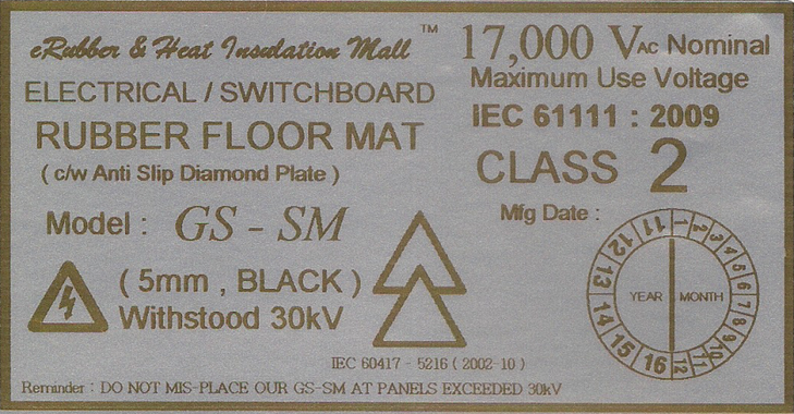 SWITCHBOARD RUBBER MAT MALAYSIA 